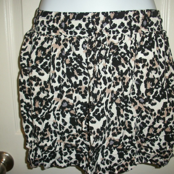 COTTON ON LEOPARD ELASTIC WAIST Skirt Size 6 - Picture 2 of 7